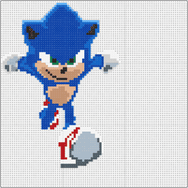 Gotta go fast 2 - sonic the hedgehog,sega,video game,character,running,blue,beige