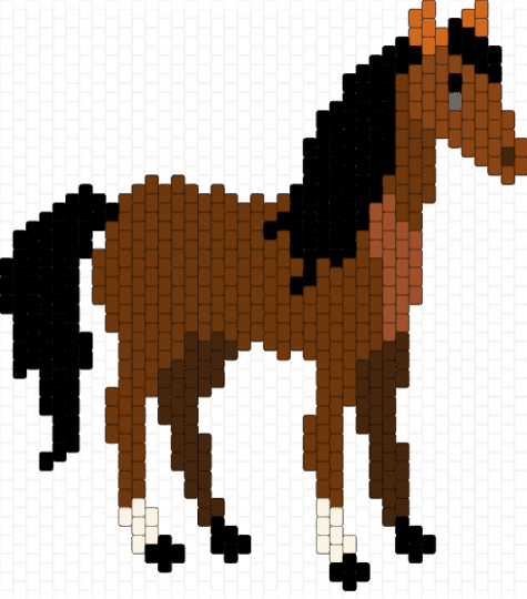 Big Horse PONY BEAD - brown