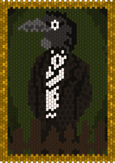 Mr Crow painting (rusty lake) - black,brown,gold,tan,cotddarkacademia,rusty lake,mr crow,dark academia