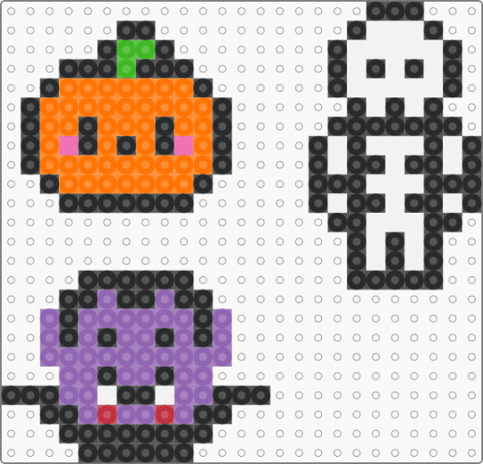 HALLOWEEN - black,pink,orange