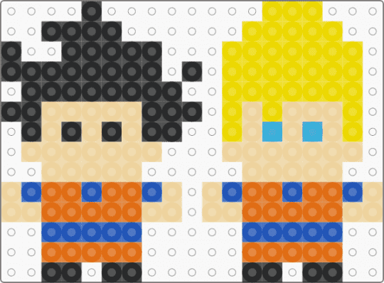 dragon ballz - beige,orange,yellow