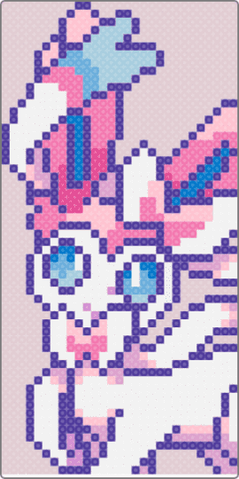 Sylveon - white,pink,purple