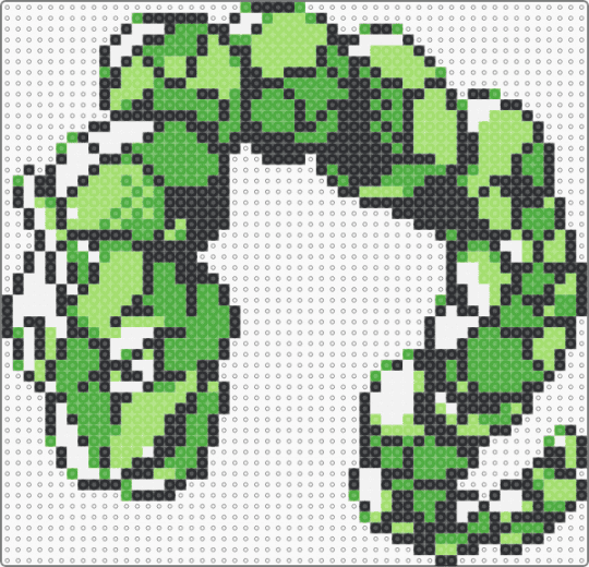 Shiny Onix Gen 1 - green,shiny,onix,pokemon