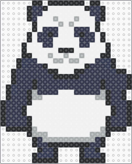 panda - purple