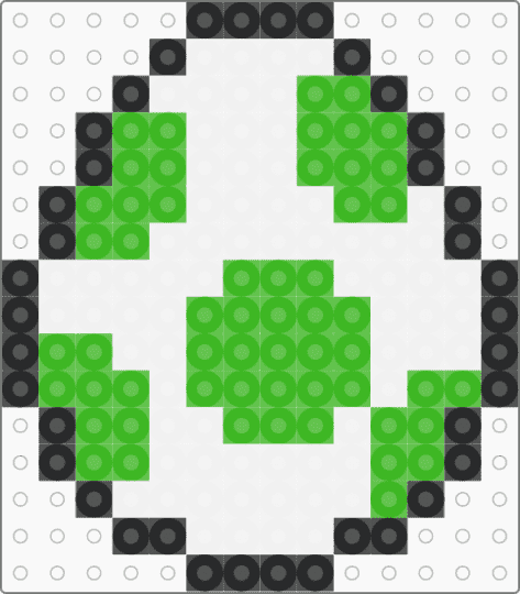 Yoshi egg - green,white