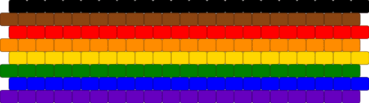 Philadelphia pride flag - red,purple