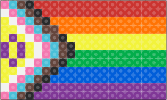 Progress pride flags - pink,yellow,blue,colorful