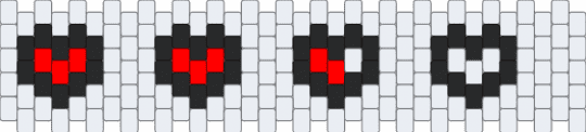 Health bar cuff - white