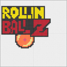 Rollin Ball Z - rolling,dragon ball z,festival,anime,music,drugs,dynamic,energized,tribute,black,orange,yellow,red