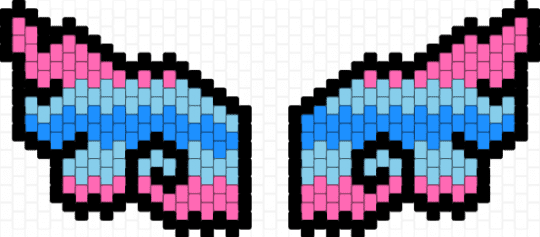 transmasc angel wings - light blue,pink,trans,transmasc,flag,lgbt,angel,wings
