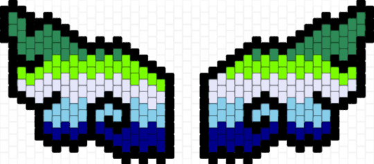 MLM angel wings - angel, angelwings, gay, green, mlm, wings