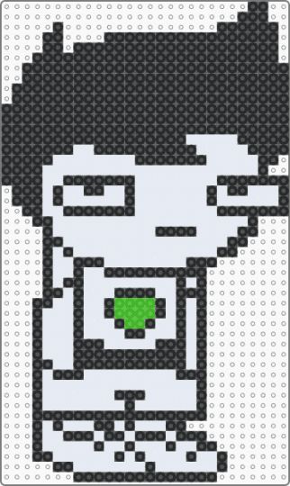 Jake English sprite decor - white,jakeenglish,jake,homestuck,green,sprite