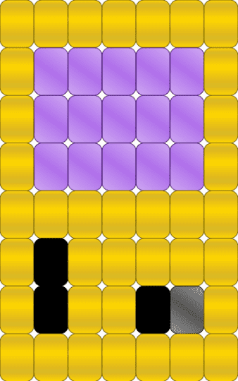 Good game boy ladder stitch - gameboy, purple, yellow