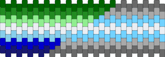 MLM and demiboy cuff - light blue,beige,gray,green,demiboy,pride,lgbtq,mlm