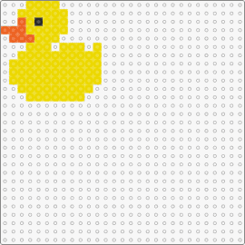 duck perler - duck,bird,animal,playful,cheerful,nature,friendly,simplicity,charm,classic,yellow
