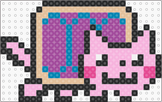 Nyan cat (wild berry) - pink