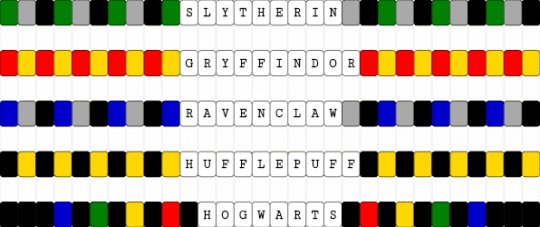Hogwarts house singles - beige, yellow
