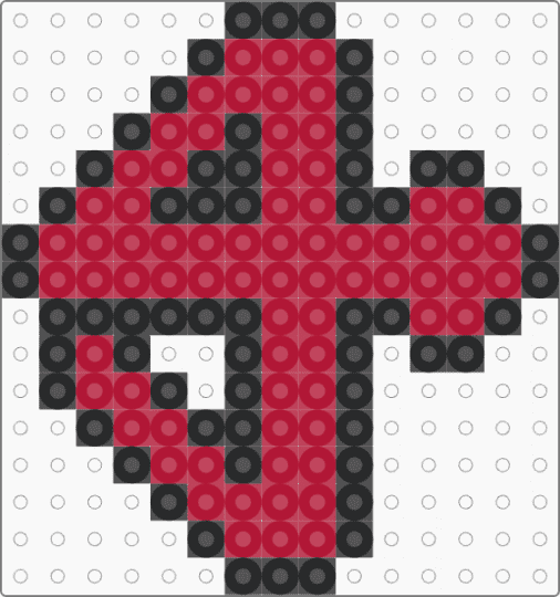 Generation Loss (Genloss/Gen loss) symbol - black,red,genloss,generation loss,ranboo,ranboolive,simple,easy,small
