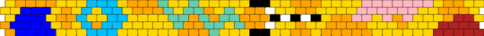 Zooble - yellow,orange,cuff