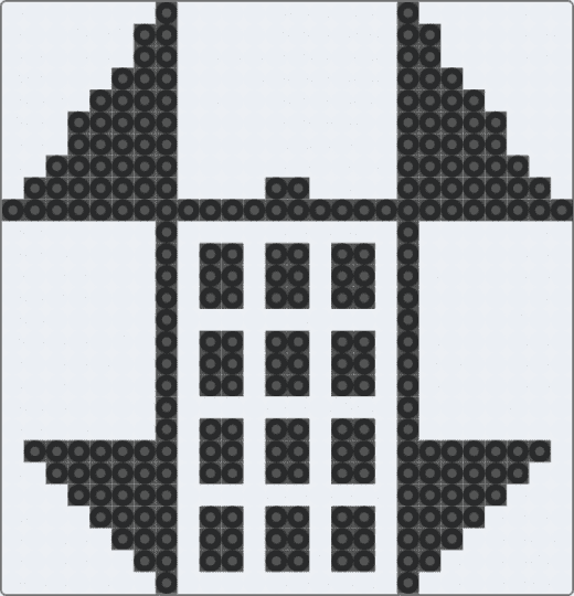Showfall media symbol (genloss) - white,black,generation loss,genloss,showfall,showfall media,ranboo,small,simple,easy