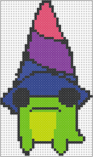 Bi bob - green,blue,pink,cotdmystery,bob the frog,froeg,frog,cone frog,bi,bi frog,kandicarebear917