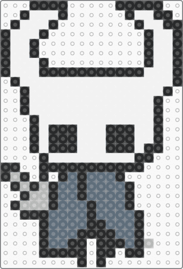 Ghost - white,gray,hk,hollow,hollow knight,knight,ghost,little ghost,shade