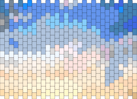 Kandi sky wallet/cuff - beige, light blue