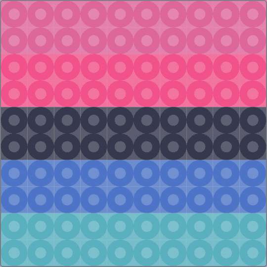 Omnisexual Sqaure Charm - pink,cute,pride,omni,omnisexual,lgbtq,flag,charm,perler