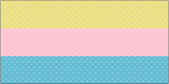 Pastel Pansexual Flag - yellow,pink,light blue,pride,pansexual,pan,flag,lgbtq,cute,charm,perler