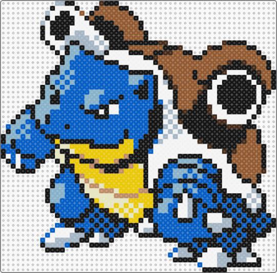 Blastoise - blue,tan