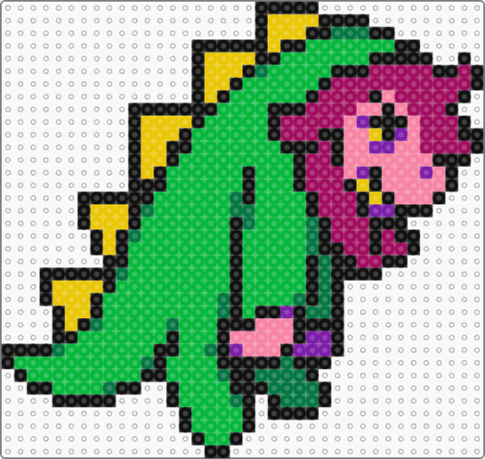 Susiezella Deltarune - green,pink
