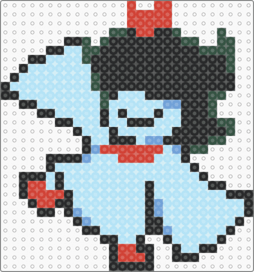 Aqua dance pose - aqua, aqua flower, cyan flower, deltarune, deltarune chapter 5, light blue, toby fox