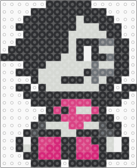 Mettaton EX Plush - black,gray,pink,undertale,toby fox,mettaton,mettaton ex