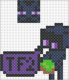 Minecraft gift/com (Mika) - enderman,minecraft,video game,pixelated creature,gaming,adventure,interactive,bl