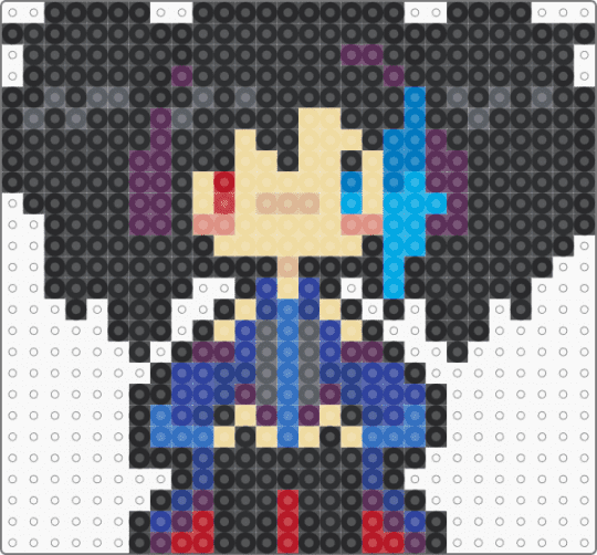 Yokune Ruko UTAU - black,pink,blue,beige,utau,utauloid,synth,vsynth