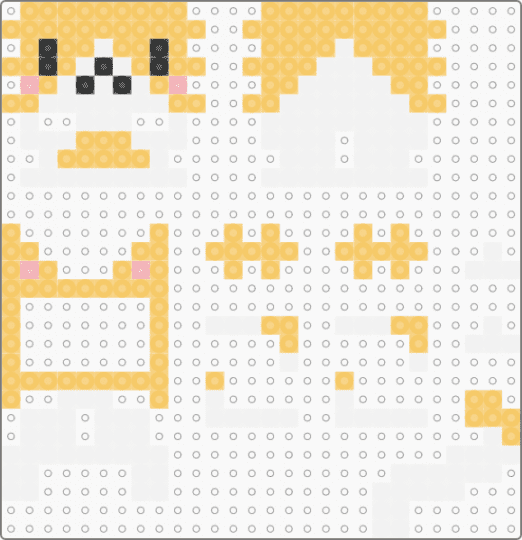 Kitty Laptop Cling - yellow,3d