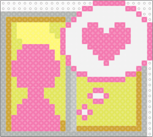 Tomodachi Life : Heart Window - pink,yellow,tomodachilife,heart window,tomodachi,tomodachi life