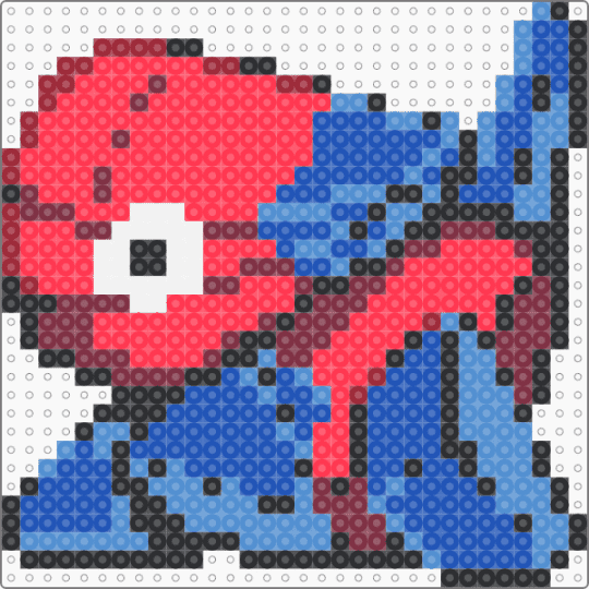 Porygon - red,blue