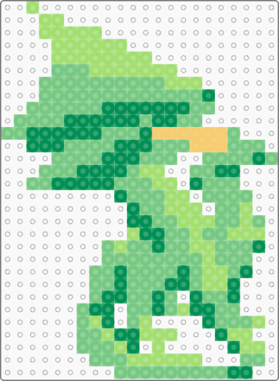 Crystal Dragon - Spyro - green,teal