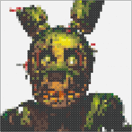 springtrap - springtrap,five nights at freddys,fnaf,animatronic,video game,horror,scary,detai