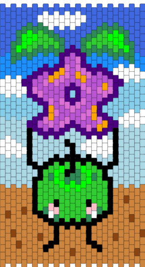 junimo and stardrop remix 2 - green, light blue, orange