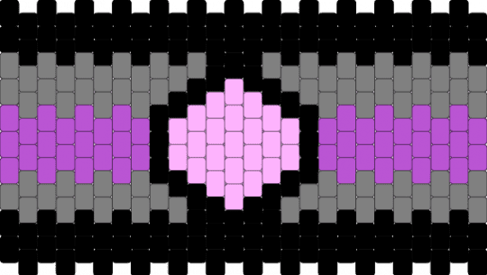 Fictosexual flag - gray,pink