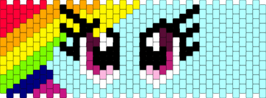 Rainbow Dash - light blue, yellow