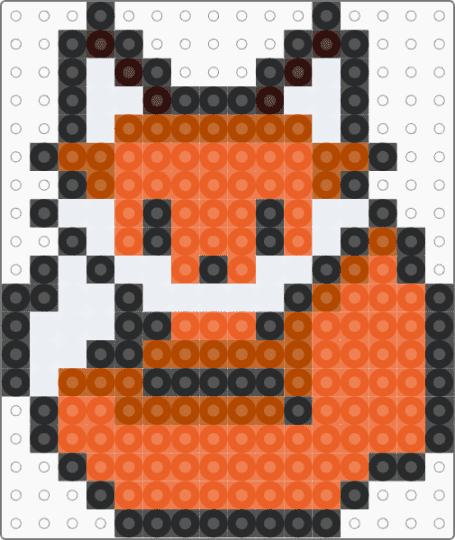 Little Fox - orange,fox,cute,pixelart