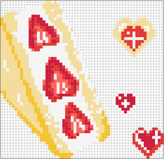 Strawberry Cream Sandwich - cream, cute, edc, food, hearts, red, sandwich, sparkles, strawberry, yellow