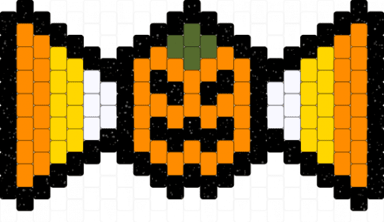 Halloween Pumpkin Candy Corn Bow / Bowtie - orange,halloween,pumpkin,jackolantern,candy corn,bow,bowtie