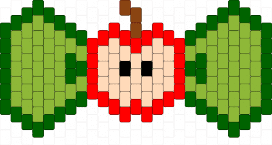 Apple Bow! - green,whimsy,apple,bow,bowtie,cute,fruit,nature