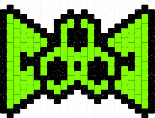Biohazard scene emo Bow / bowtie - black,green,biohazard,scene,neon green,halloween,bow,bowtie,charm,emo