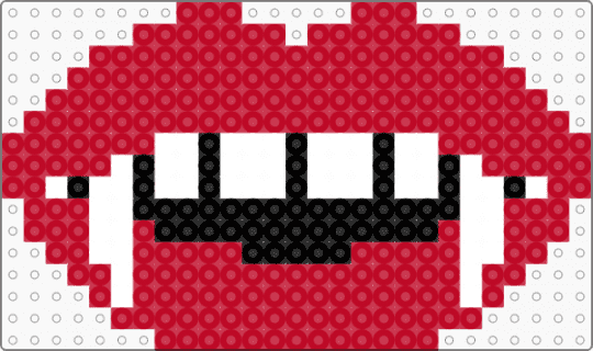Vampire Fangs - red