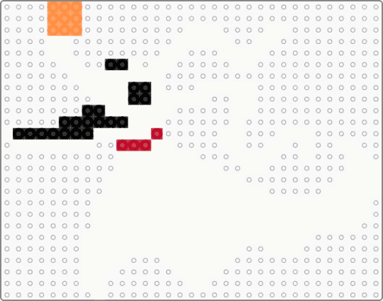 Zero - orange, red, white
